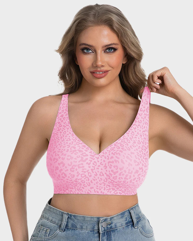 Seamless Deep V Push-Up Wireless Bra 3.0