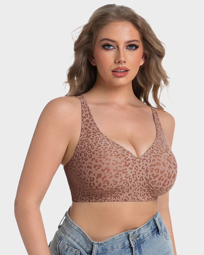 Seamless Deep V Push-Up Wireless Bra 3.0