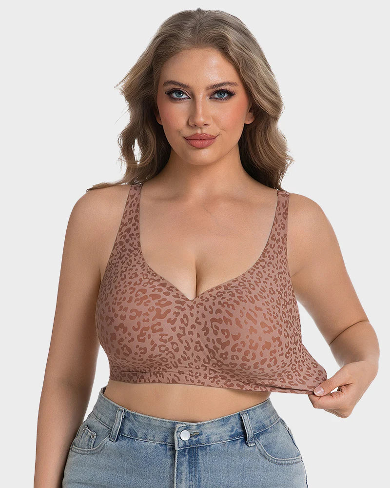 Seamless Deep V Push-Up Wireless Bra 3.0