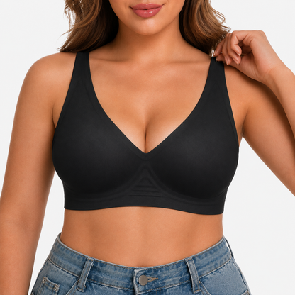 Seamless Deep V Push-Up Wireless Bra 3.0
