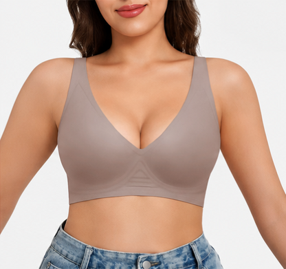 Seamless Deep V Push-Up Wireless Bra 3.0