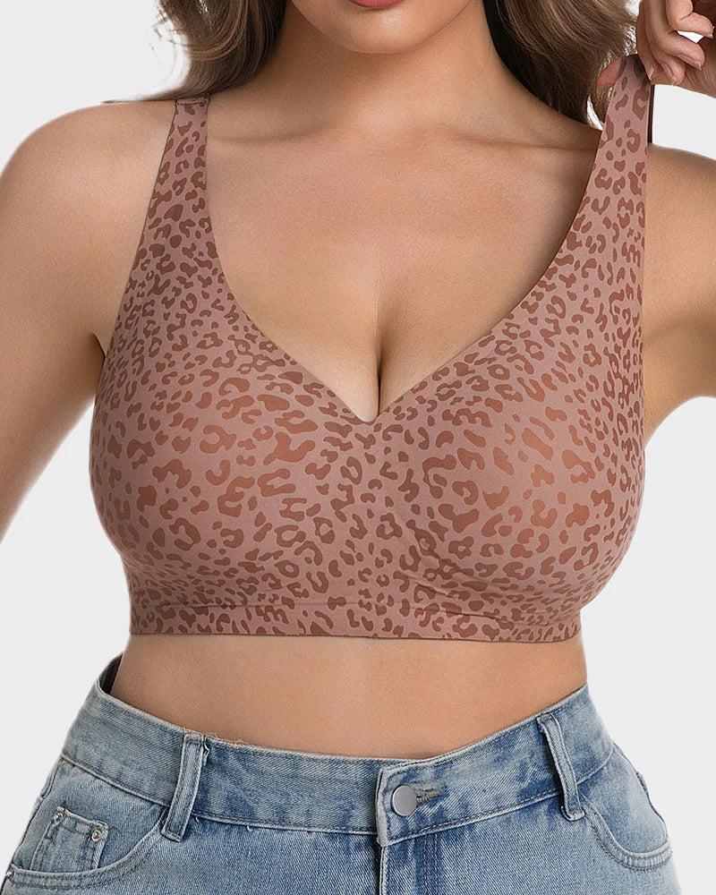 Seamless Deep V Push-Up Wireless Bra 3.0