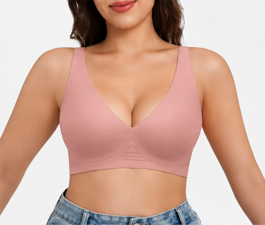 Seamless Deep V Push-Up Wireless Bra 3.0